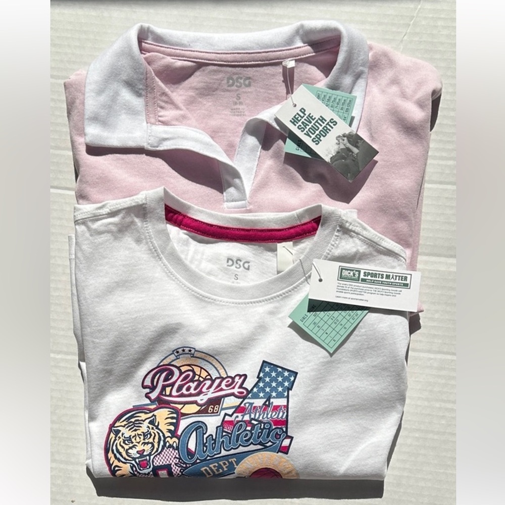 DSG Girls tops.  2 piece tee shirt bundle.